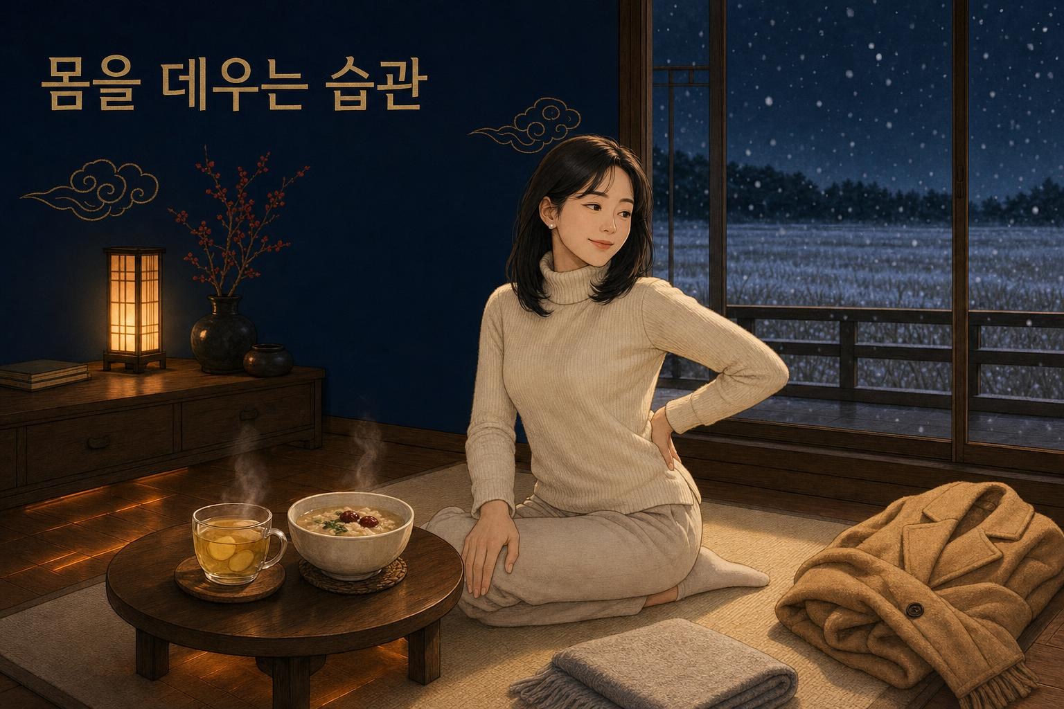 기축일주 여자 건강 — 몸을 데우는 습관