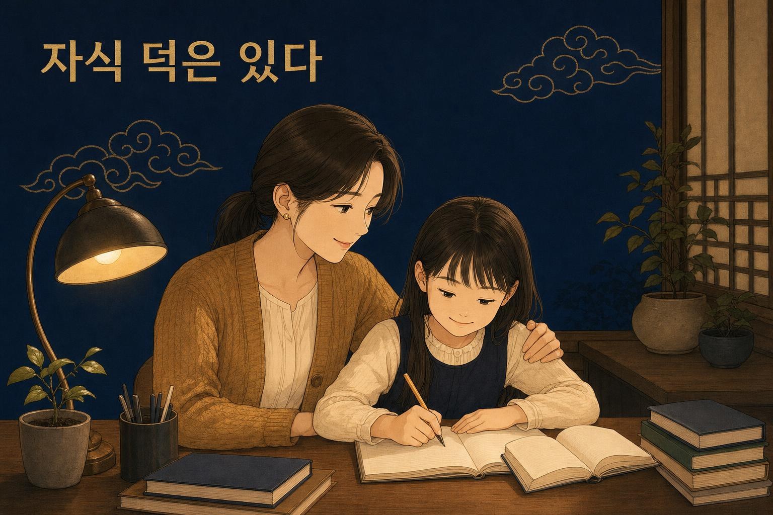 기미일주 여자 자식운 — 자식 교육에 마음을 쏟다