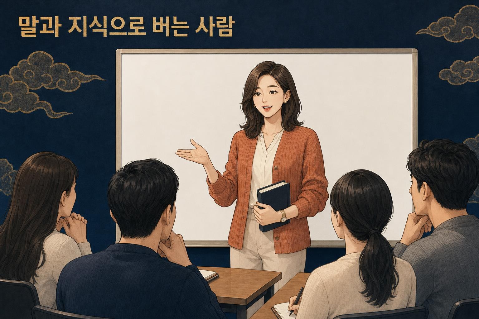 기사일주 여자 직업 — 말과 지식으로 버는 사람