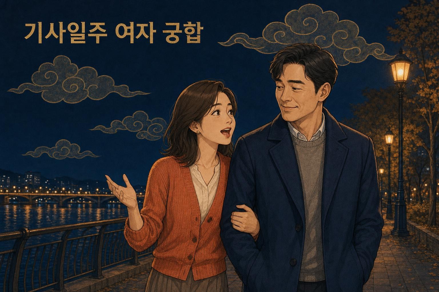 기사일주 여자 궁합 — 너그럽게 받아 주는 남자