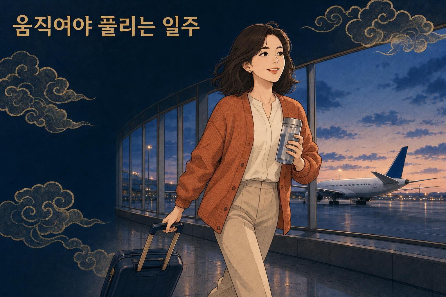 기사일주 역마 — 움직여야 풀리는 일주