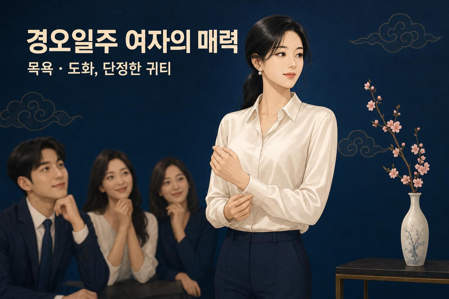 경오일주 여자 — 목욕·도화의 단정한 매력