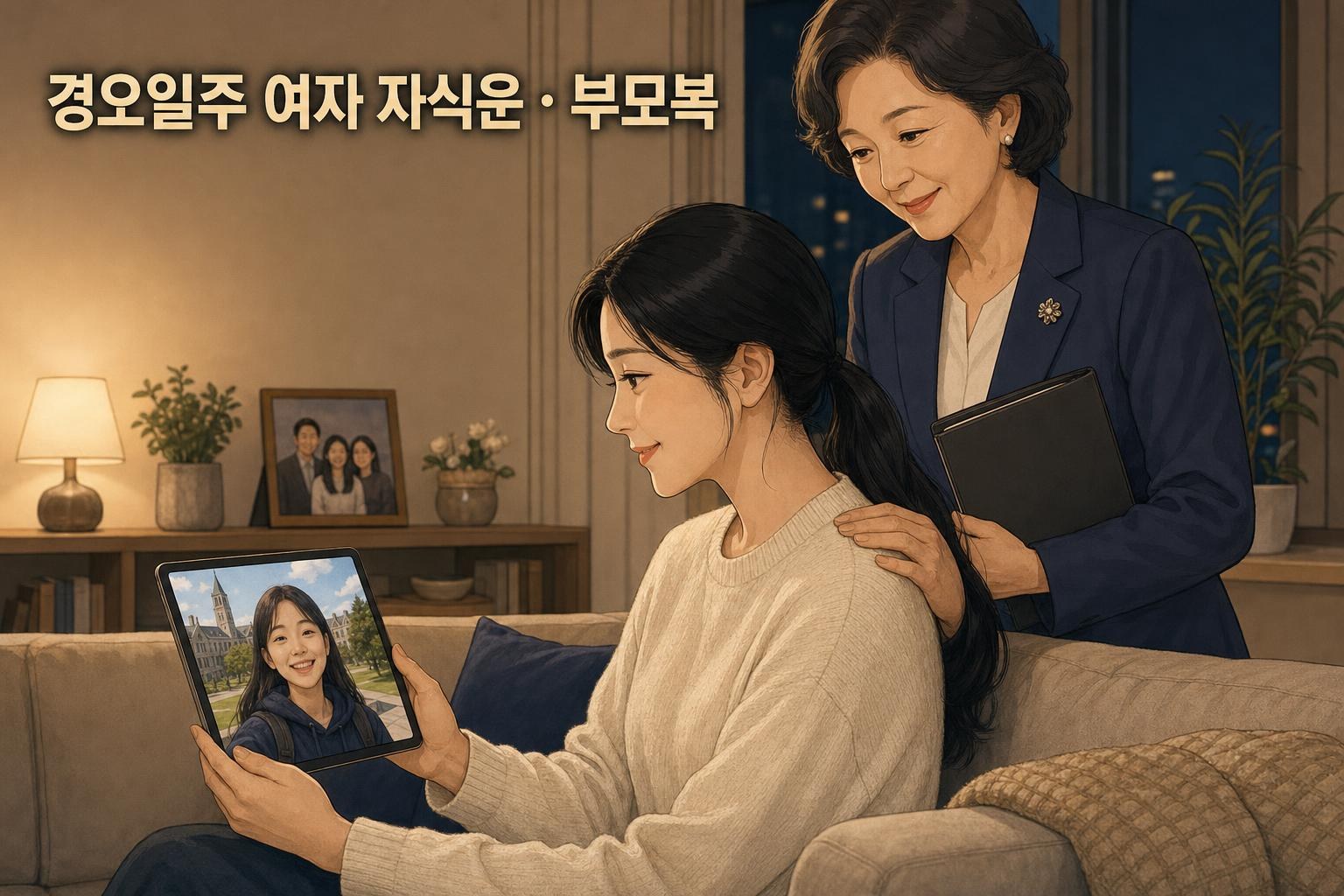 경오일주 여자 자식운과 부모복