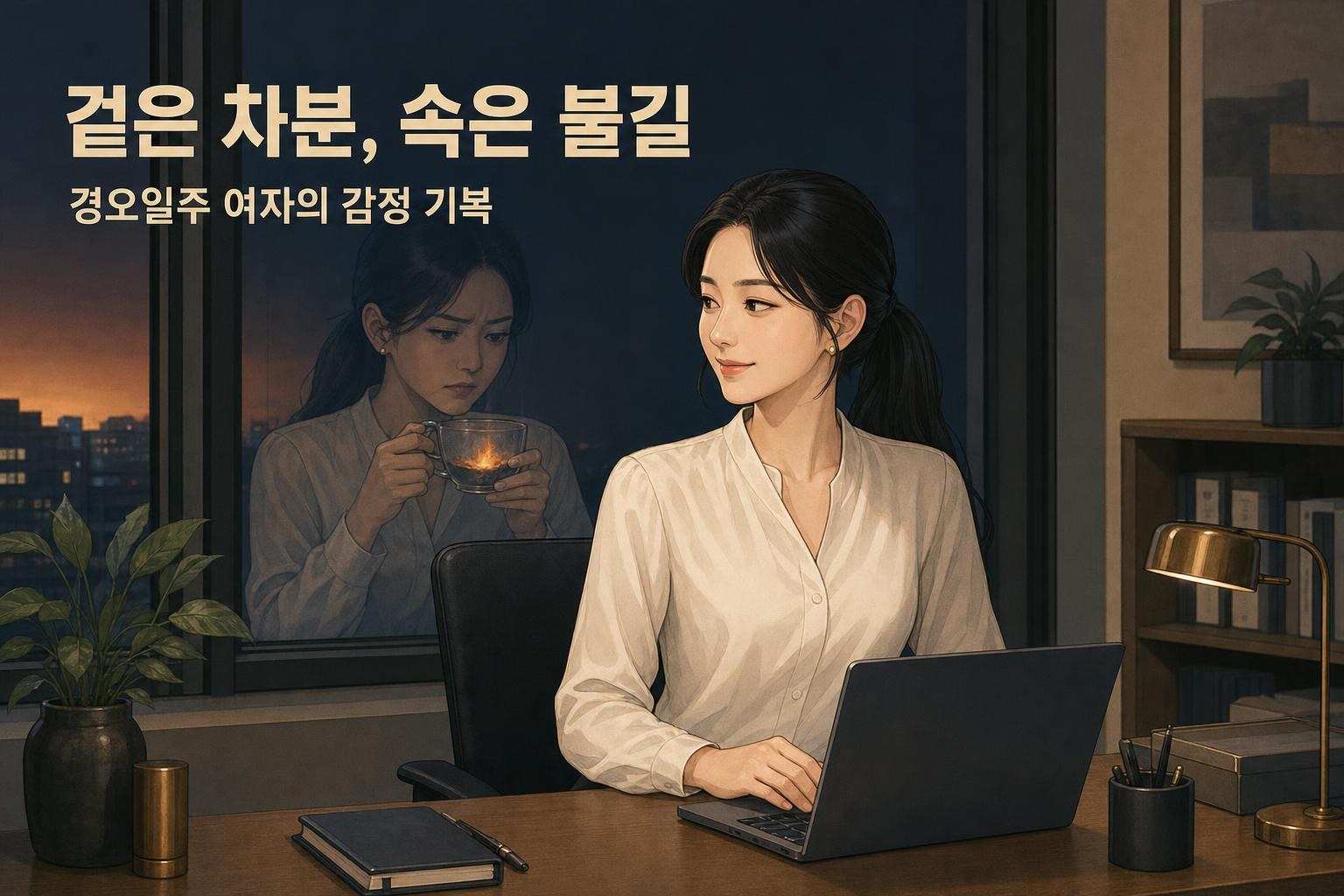 경오일주 여자 — 겉은 차분, 속은 불길