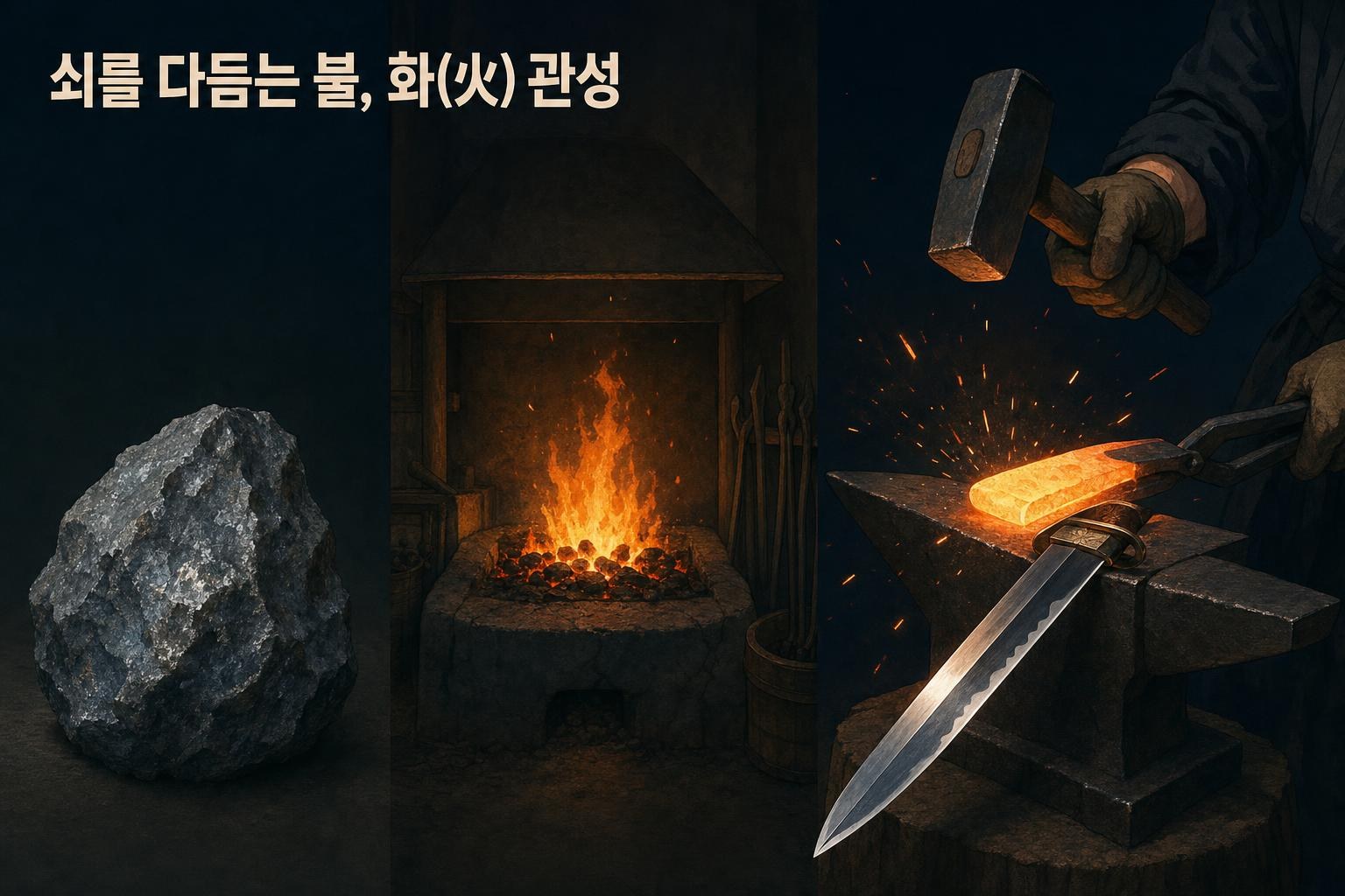 쇠를 다듬는 불, 경신일주의 화(火) 관성