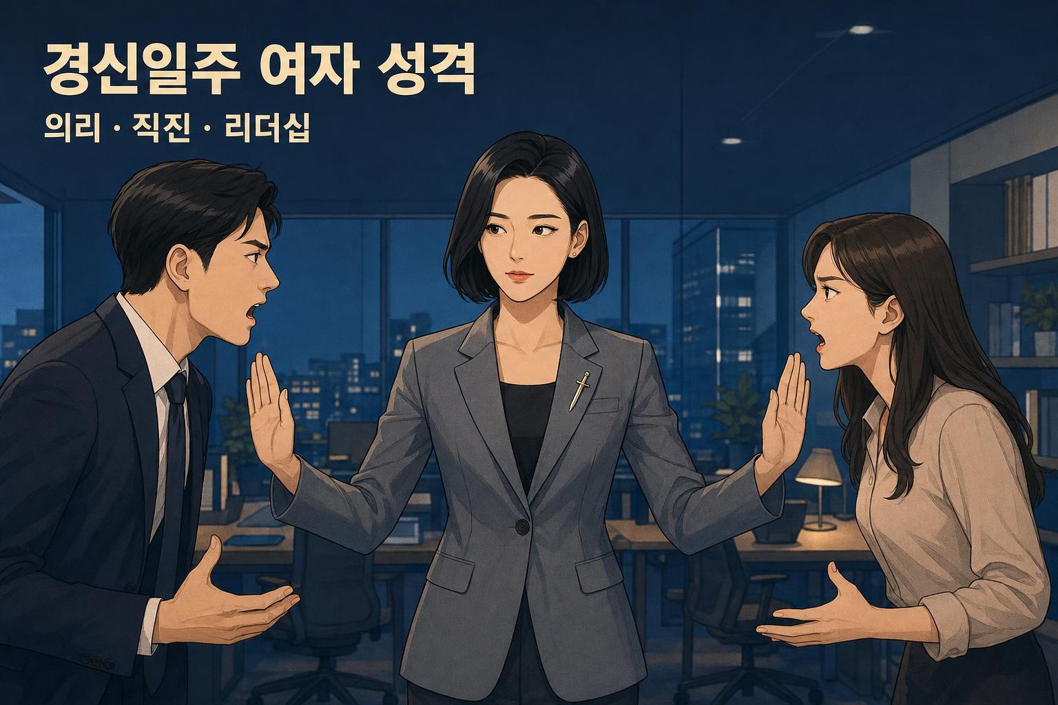 경신일주 여자 성격 — 의리, 직진, 리더십
