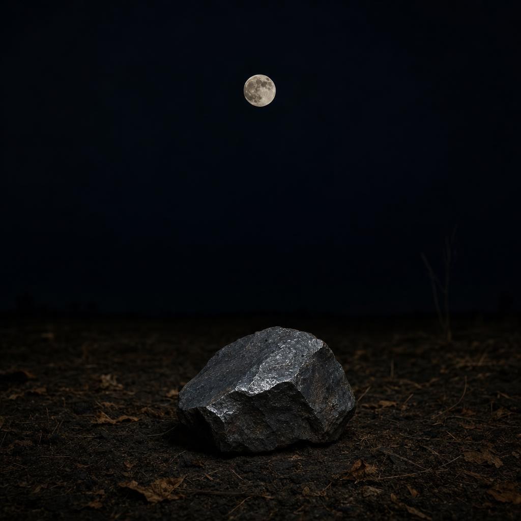 경술일주 여자 — 바위산에 뜬 달