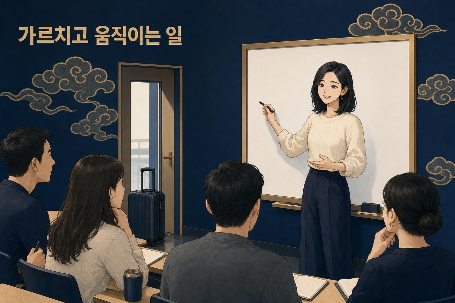 임인일주 여자 직업 — 가르치고 움직이는 일