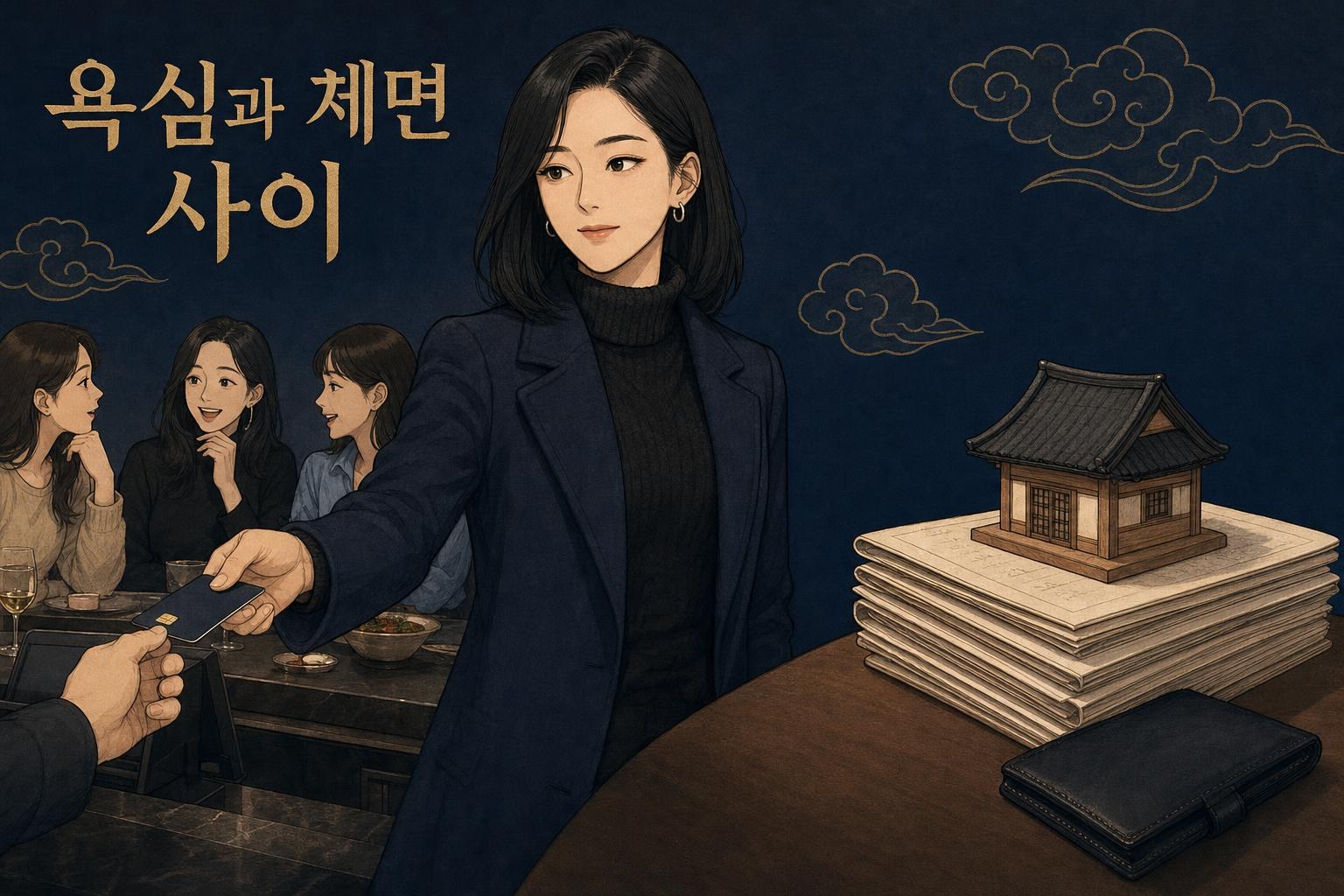 임술일주 여자 재물운 — 욕심과 체면 사이