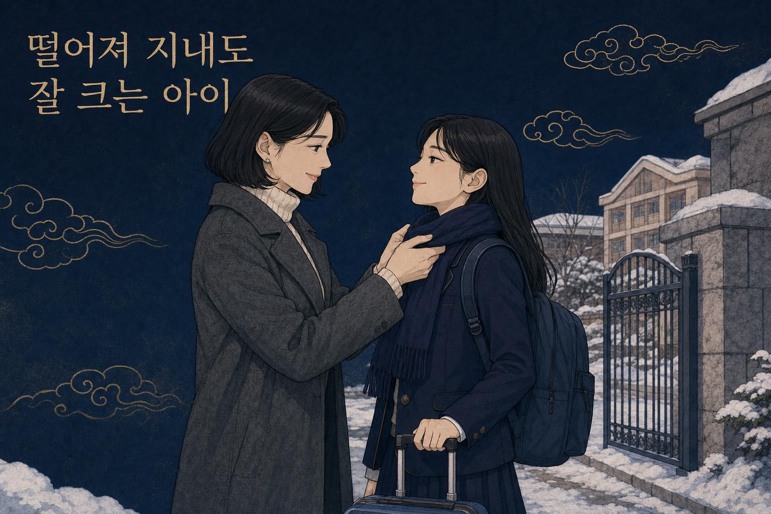 계축일주 여자 자녀운 — 떨어져 지내도 잘 크는 아이