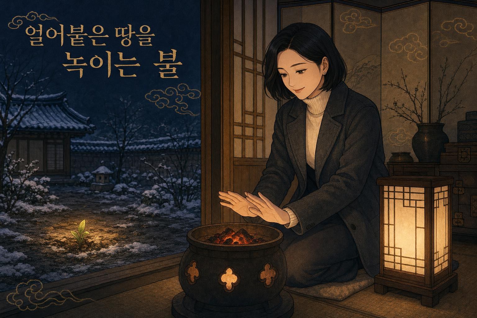 사주에 화가 있는 계축 여자 — 얼어붙은 땅을 녹이는 불