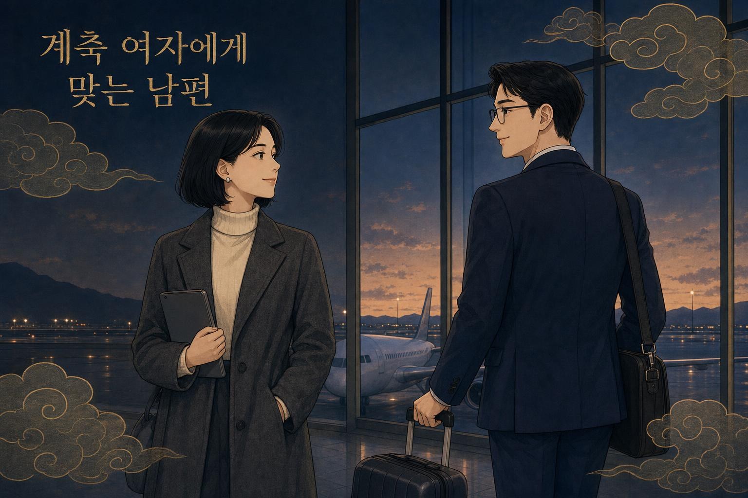 계축일주 여자에게 맞는 남편 — 떨어져 있어도 괜찮은 관계