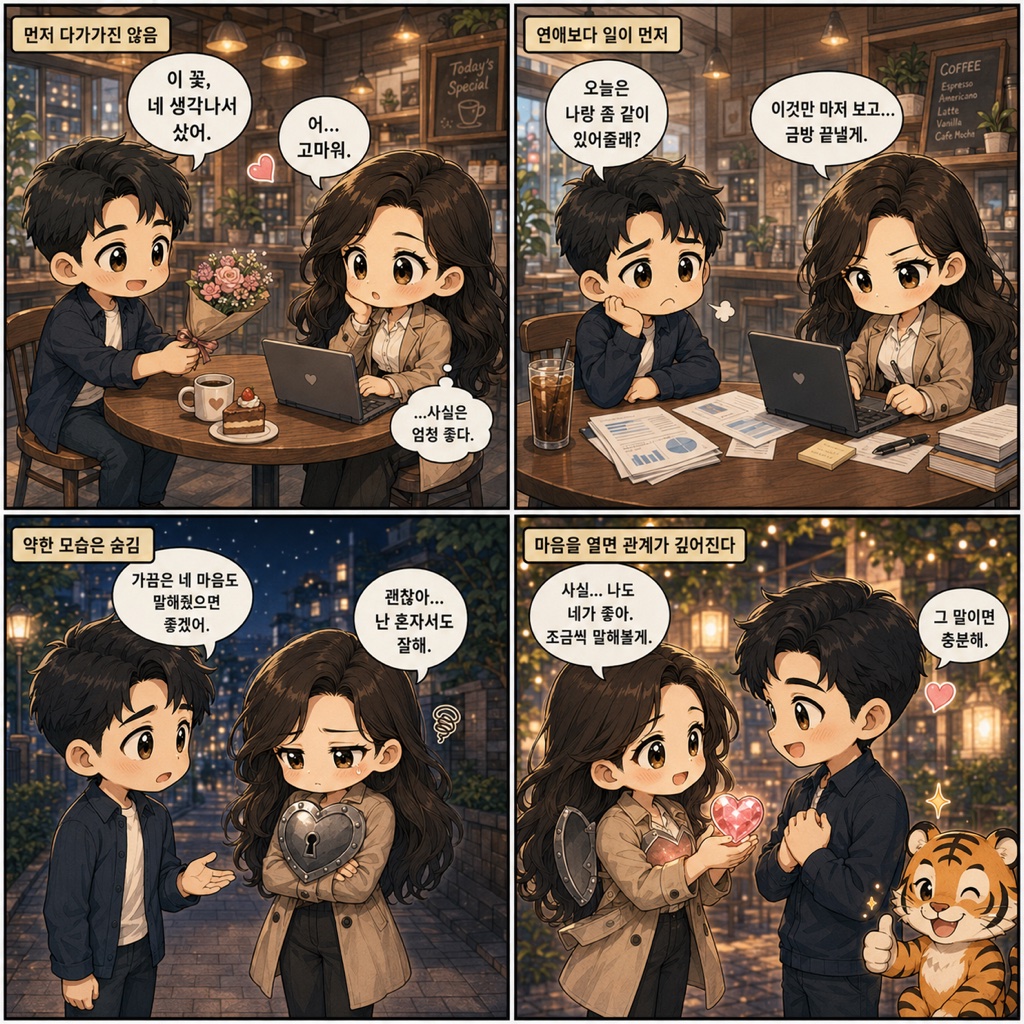 무인일주 여자 연애 — 먼저 다가가지 않는 자존심, 마음을 열면 깊어지는 관계