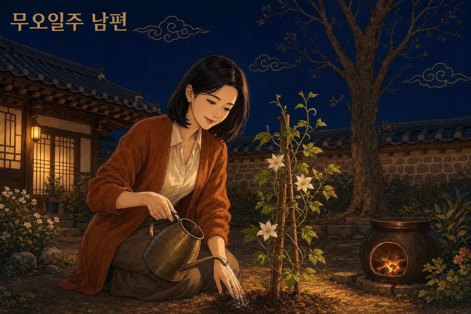 무오일주 여자 남편운 — 을목과 갑목