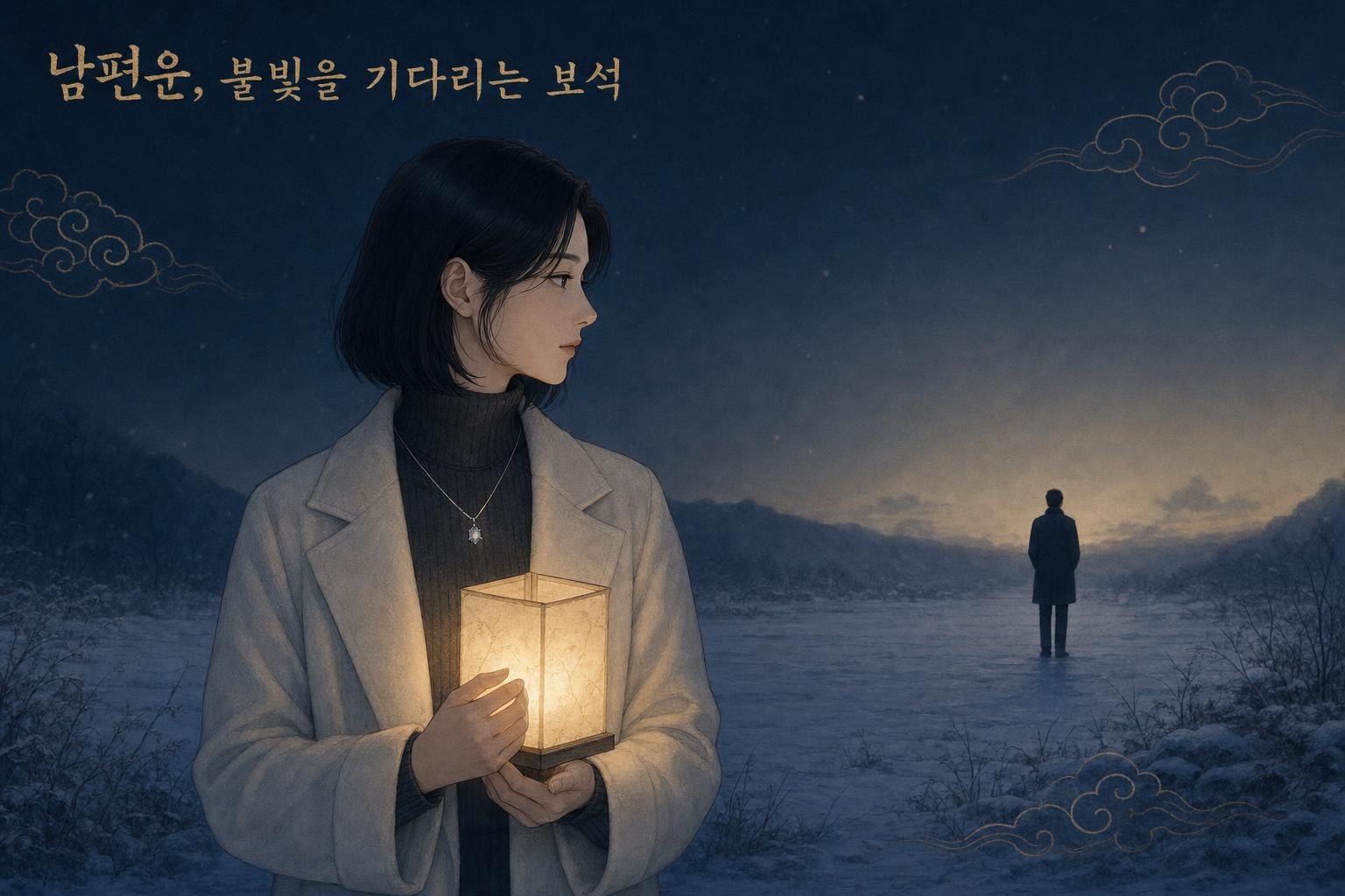 신축일주 여자 남편운 — 언 땅 위 보석이 기다리는 불빛