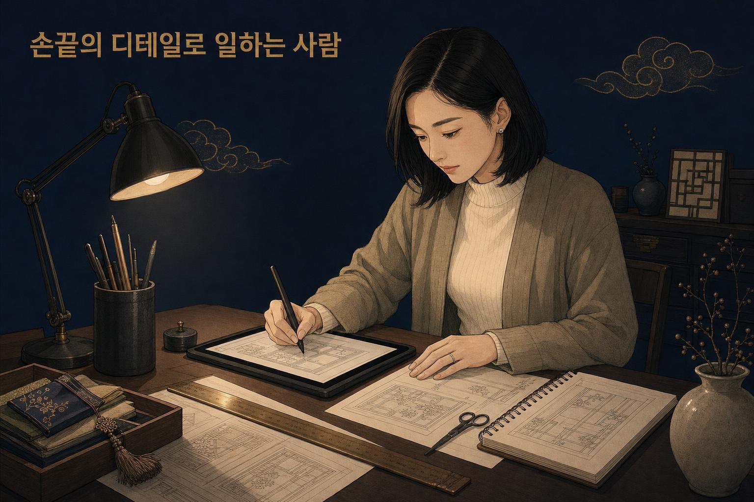 신미일주 여자 직업 — 손끝의 디테일로 일하는 사람