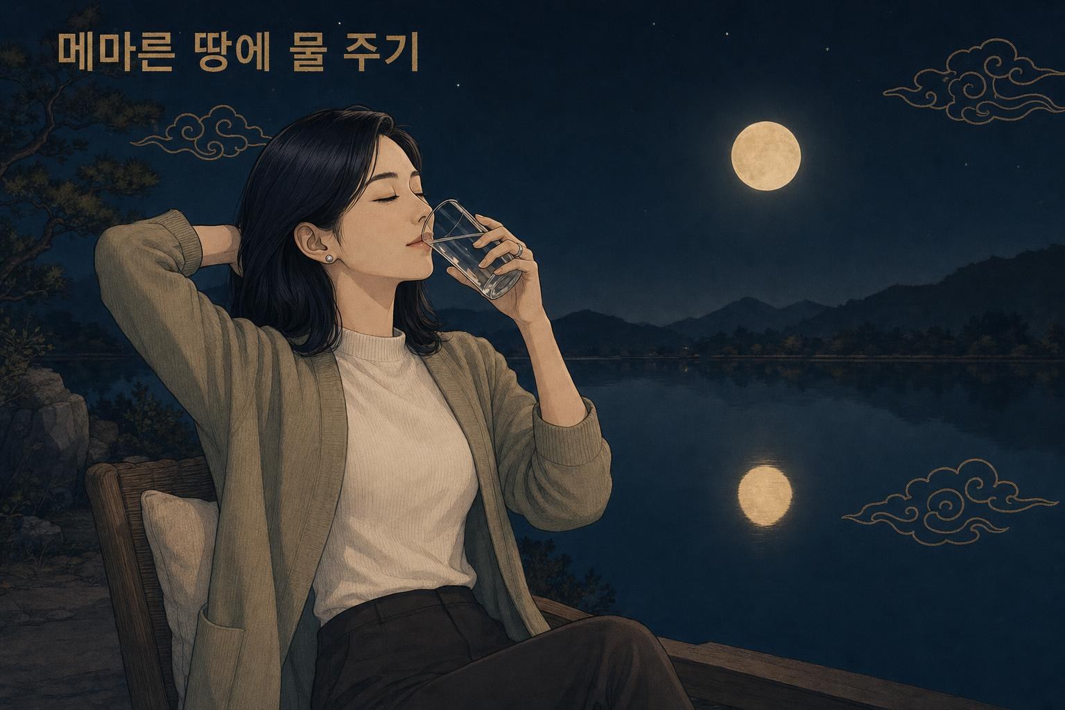 신미일주 여자 건강 — 메마른 땅에 물 주기