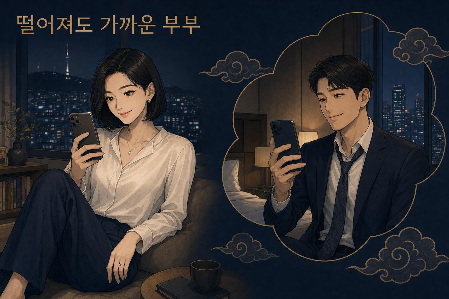 신묘일주 여자 남편운 — 떨어져도 가까운 부부