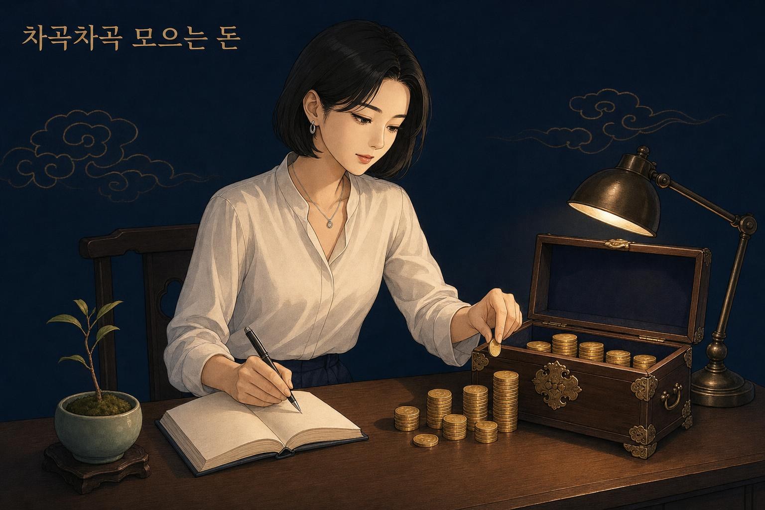 신묘일주 여자 재물운 — 차곡차곡 모으는 돈