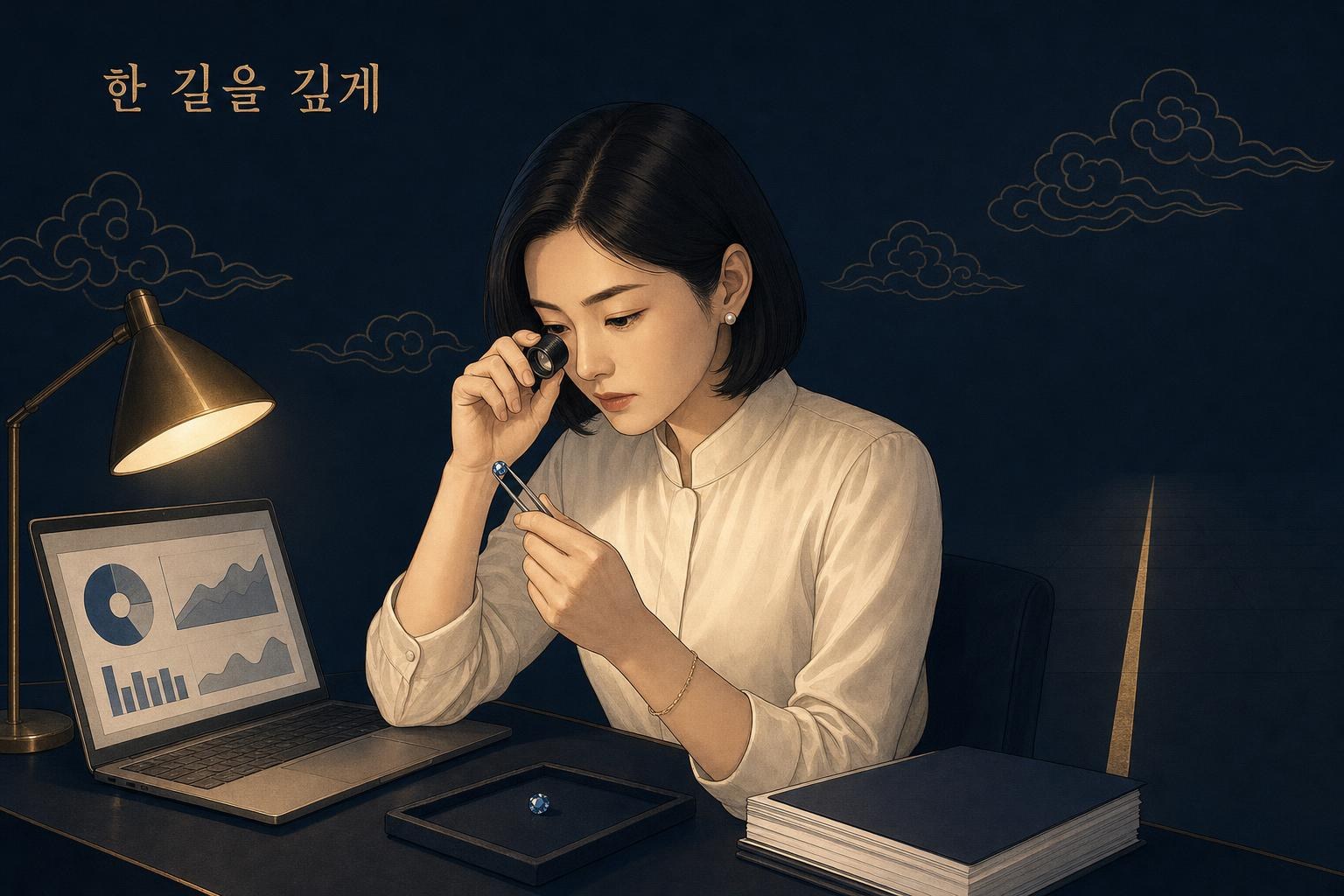 신사일주 여자 직업 — 한 길을 깊게