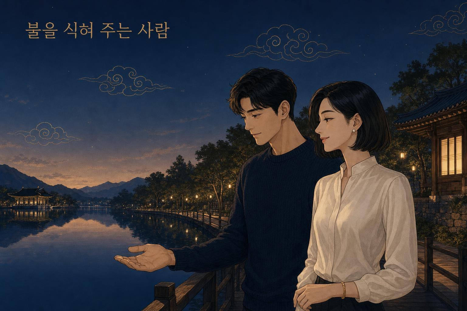 신사일주 여자 궁합 — 불을 식혀 주는 물