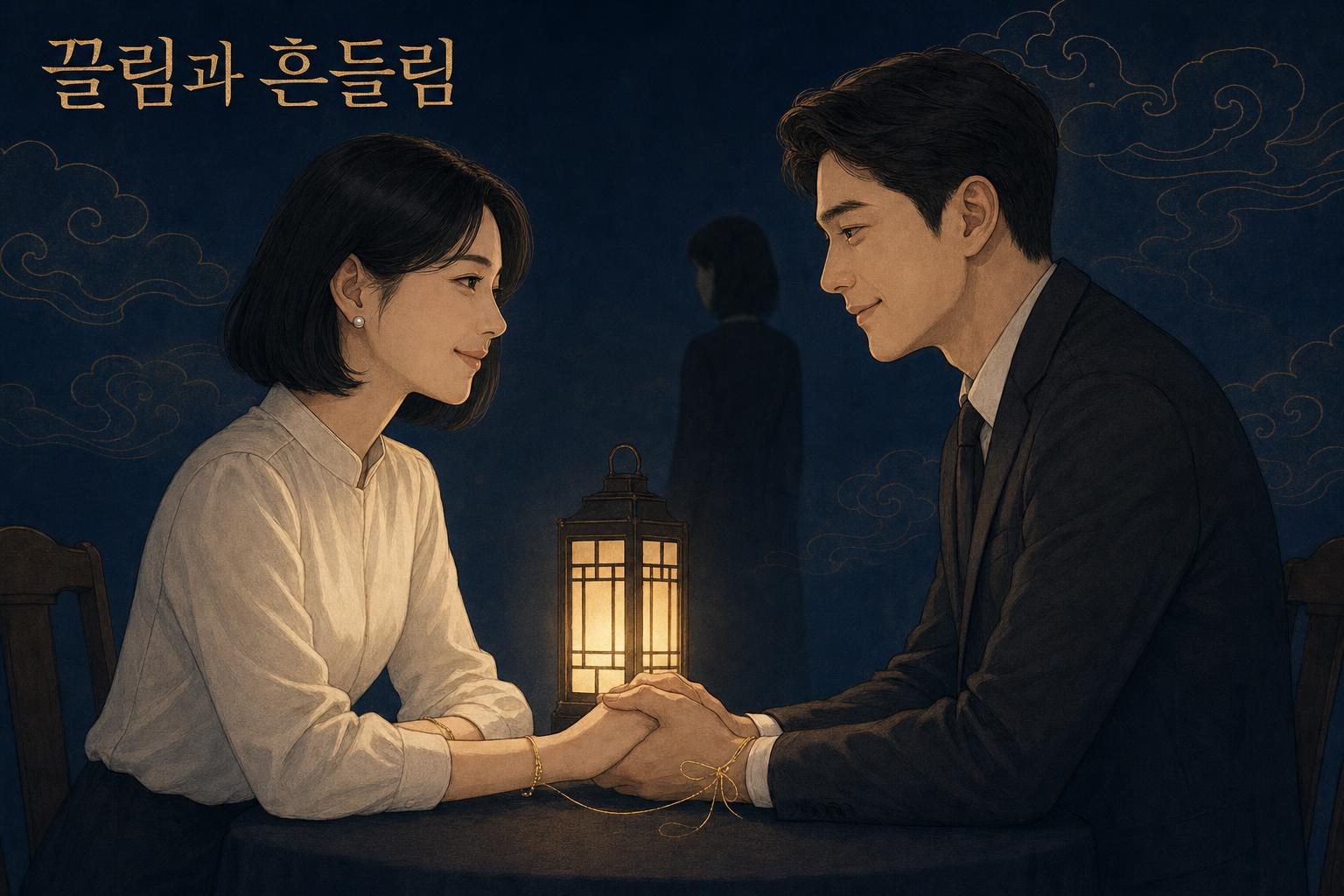 신사일주 여자 남편운 — 병신합의 끌림과 흔들리는 자리