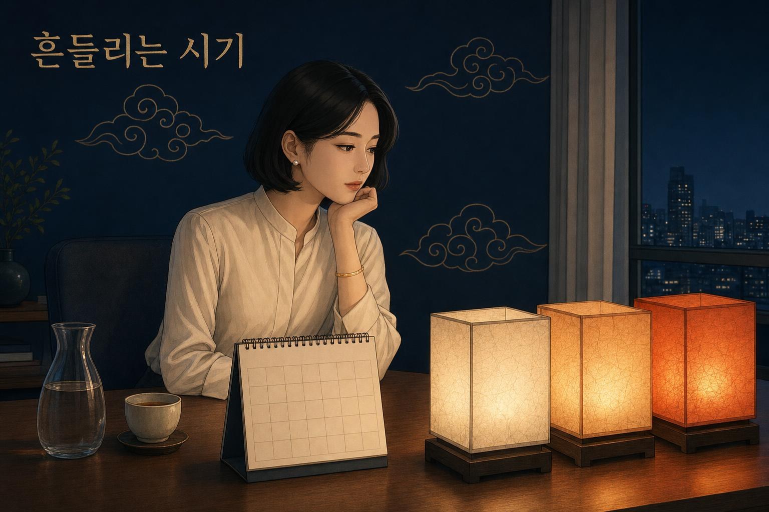 신사일주 여자 대운 — 배우자궁이 흔들리는 시기