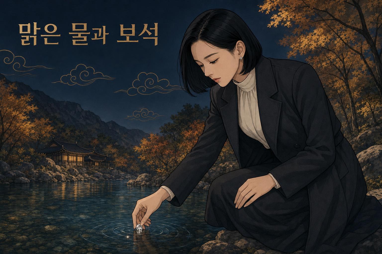 신유일주 여자 — 맑은 물에 씻긴 보석