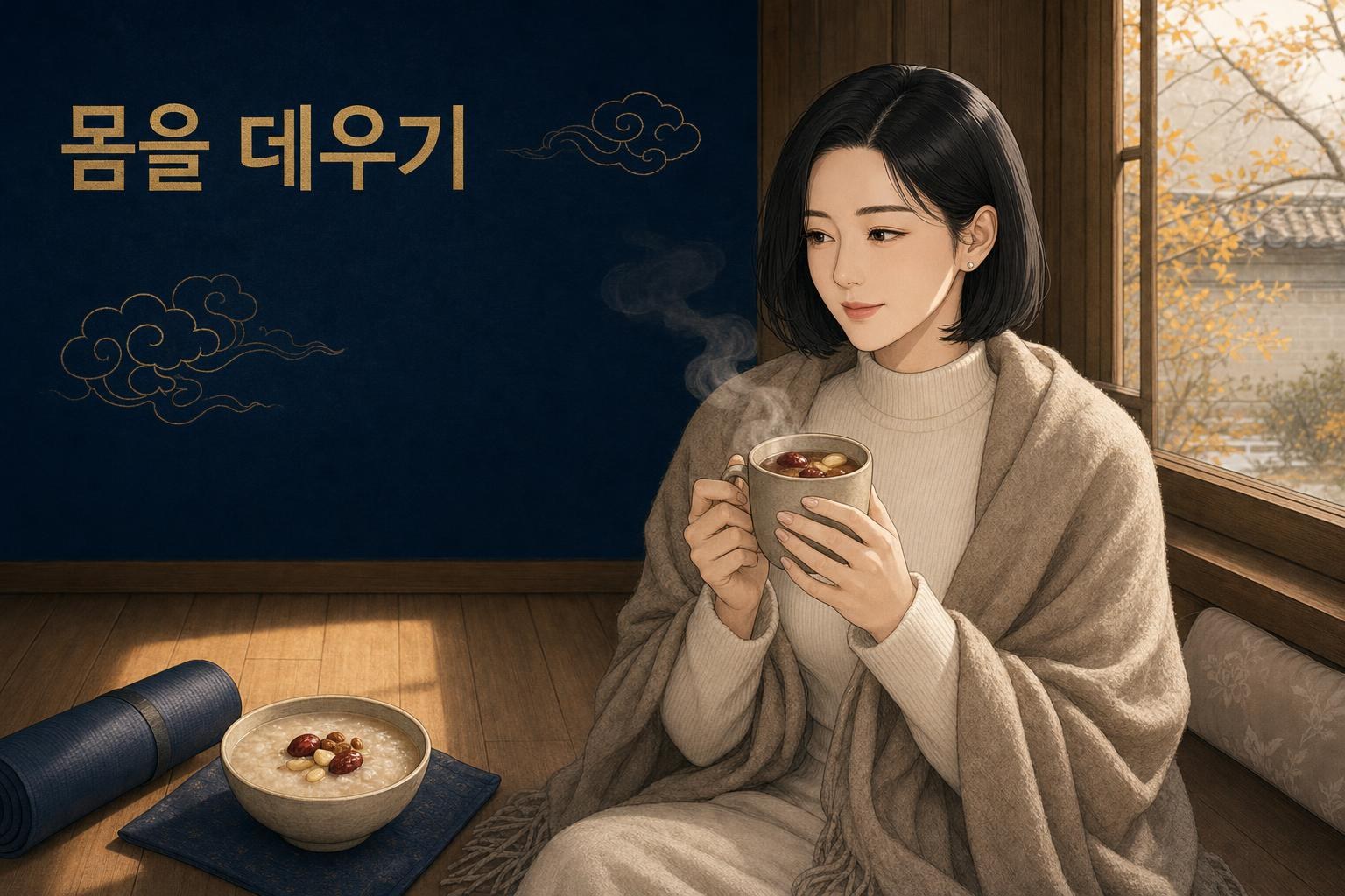 신유일주 여자 건강 — 몸을 데우는 따뜻한 차